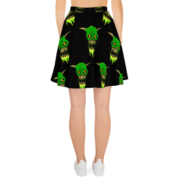 Demon Head - Skater Skirt - Image 2