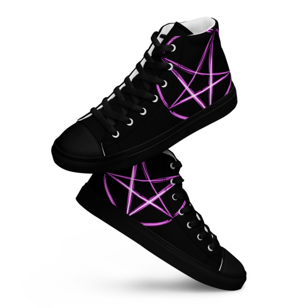 Neon Pentagram – Womens Shoes  (Style #2)