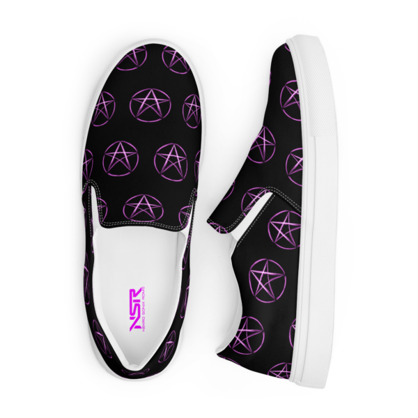 Neon Pentagram - Women’s slip-on