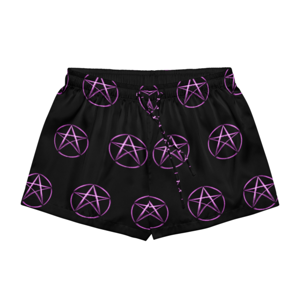 Neon Pentagram - Women’s pajama shorts - Image 3