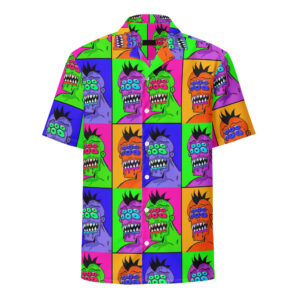 Monster On Display- Unisex button shirt