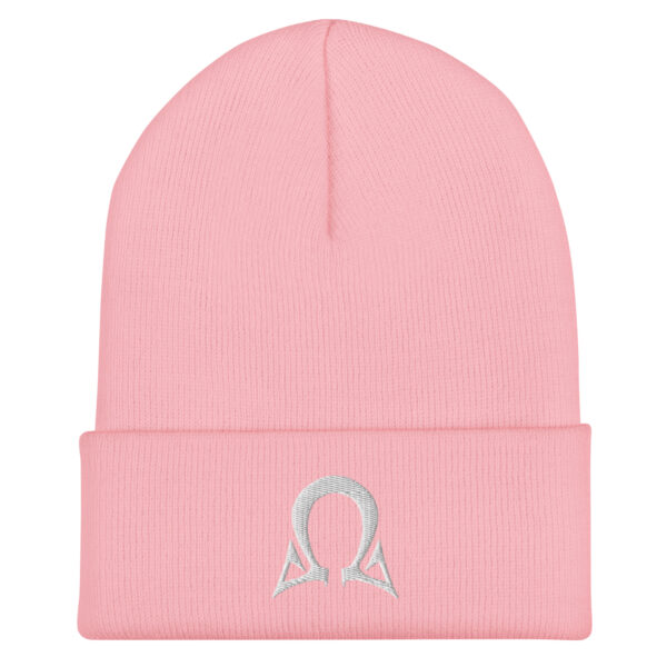 Omega Level - White Stitch - Cuffed Beanie - Image 6