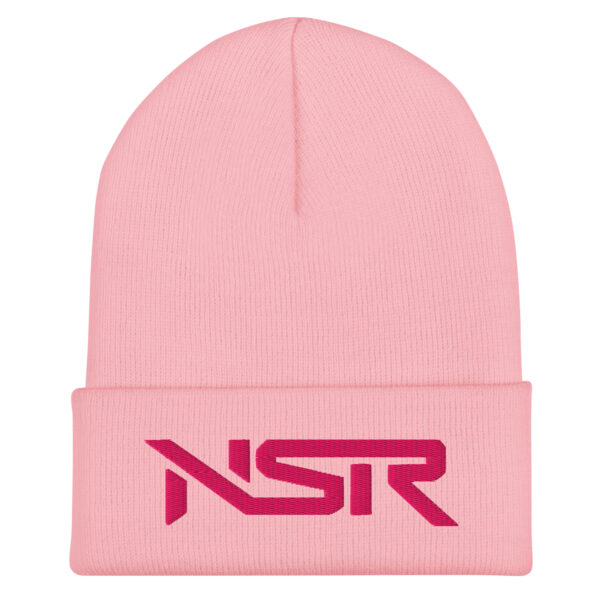NSR - Pink Stitch - Cuffed Beanie - Image 4