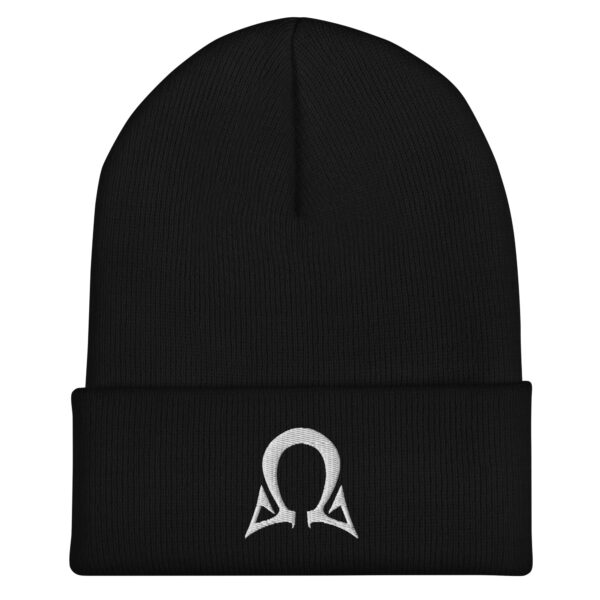 Omega Level - White Stitch - Cuffed Beanie