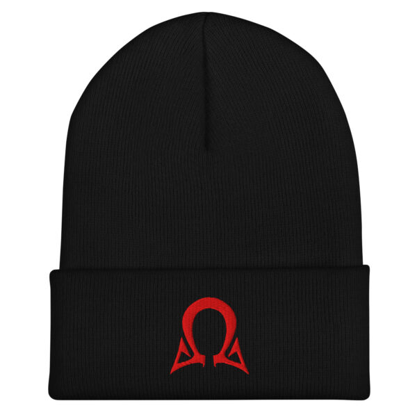 Omega Level - Red Stitch - Cuffed Beanie