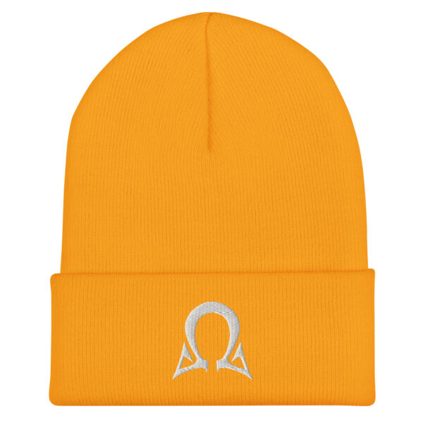 Omega Level - White Stitch - Cuffed Beanie - Image 5
