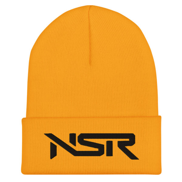 NSR - Black Stitch - Cuffed Beanie - Image 4