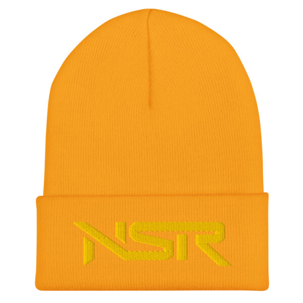 NSR - Gold Stitch - Cuffed Beanie - Image 2