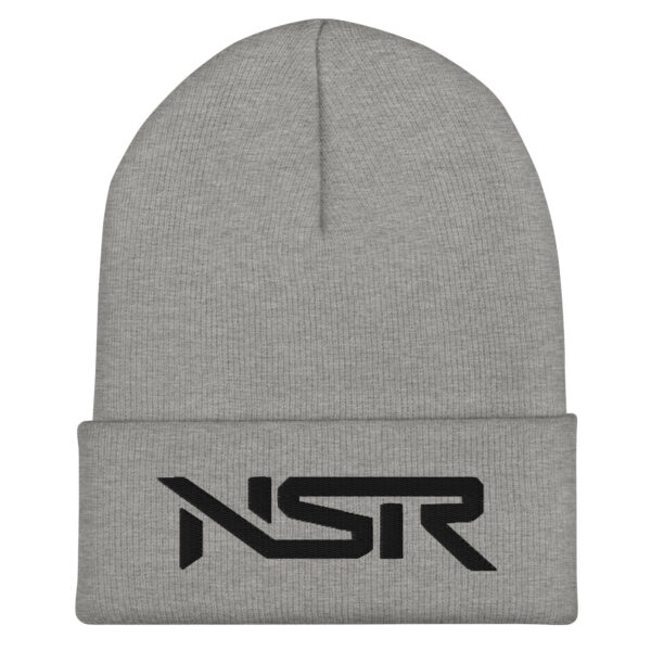 NSR - Black Stitch - Cuffed Beanie - Image 3