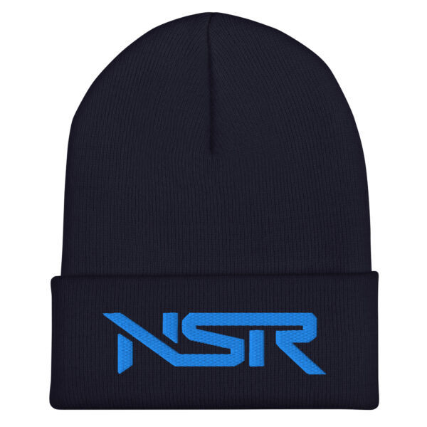 NSR - Blue Stitch - Cuffed Beanie - Image 2