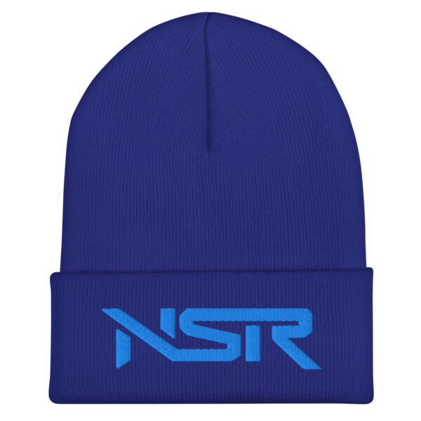 NSR - Blue Stitch - Cuffed Beanie - Image 4