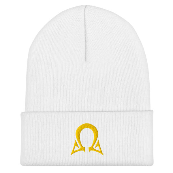 Omega Level - Gold Stitch - Cuffed Beanie - Image 4