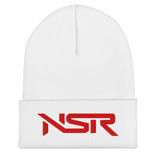 NSr - Red Stitch - Cuffed Beanie - Image 2