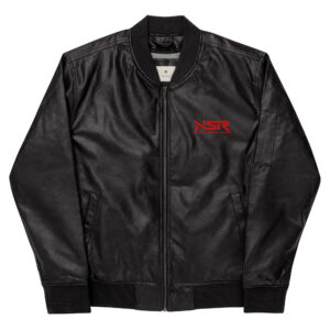 NSR - Leather Bomber Jacket