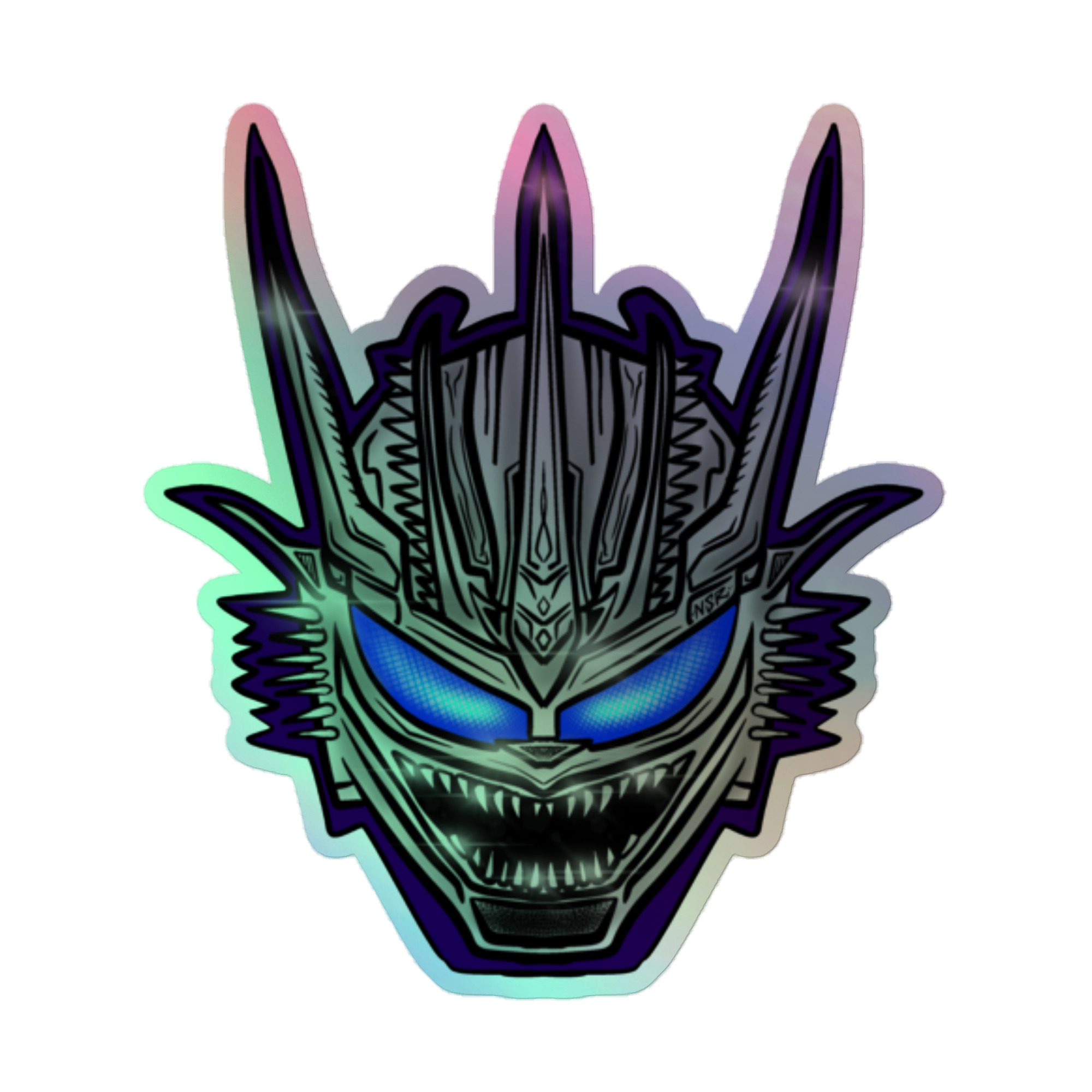 The Cosmic Rider - Holographic stickers